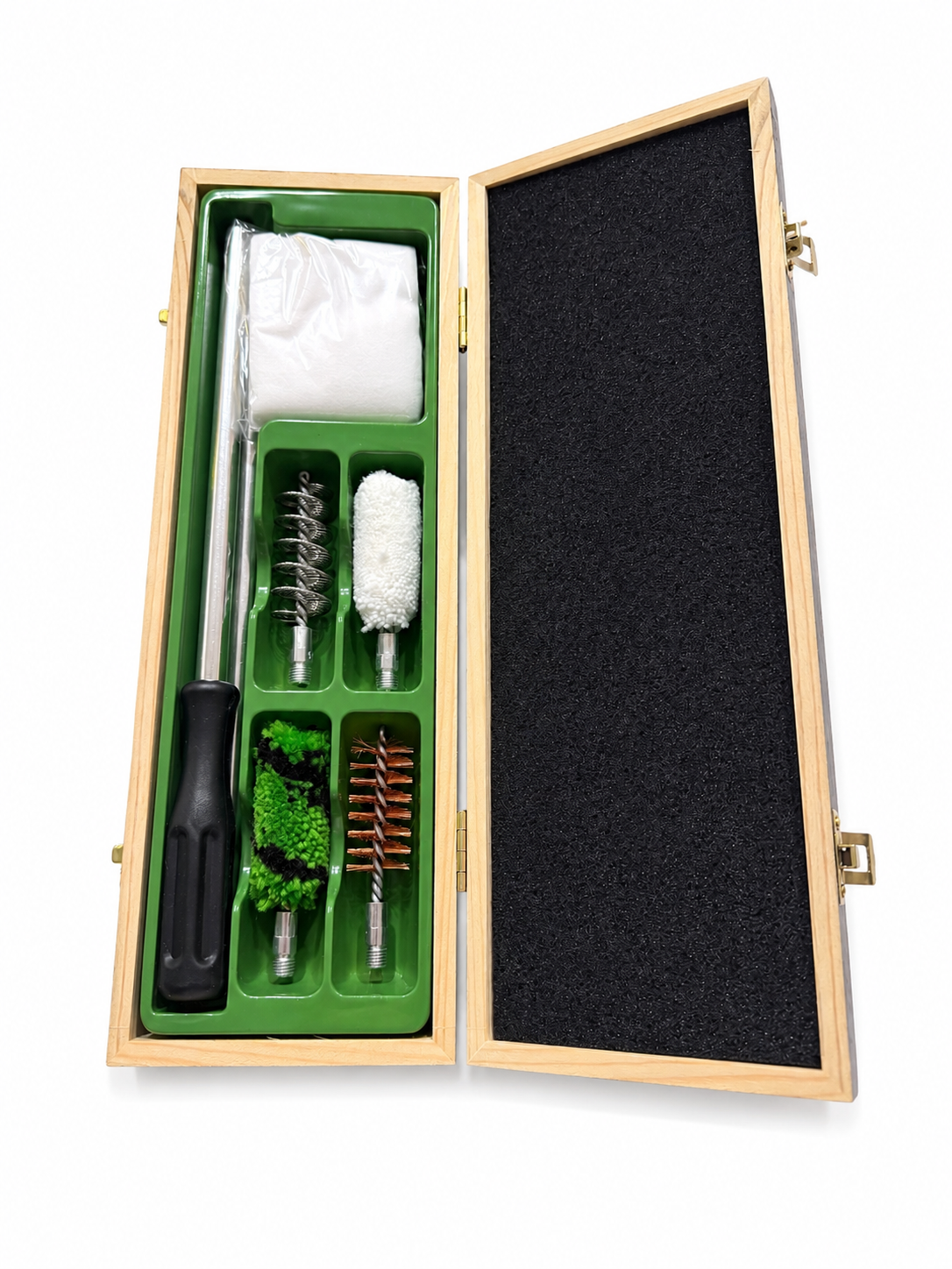 12-Gauge Shotgun Cleaning Kit with Solid Wood Case