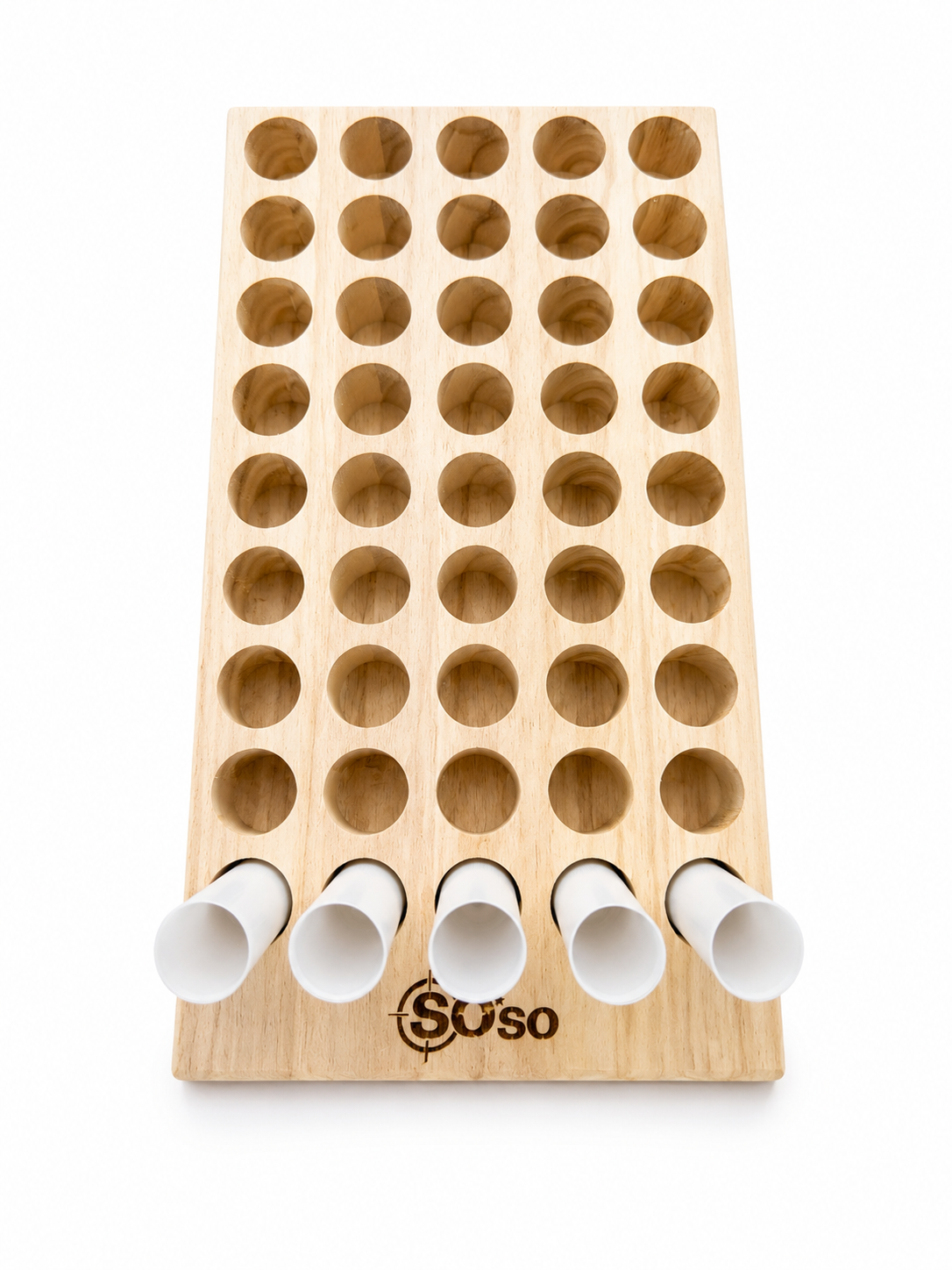 12Gauge Shotgun Shell Reloading Tray –CNCPrecision Cut Paulownia Wood (50-Slot)